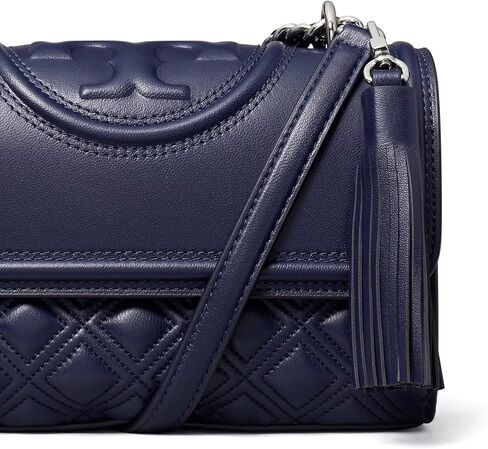 Tory Burch Women's Black Leather Small Fleming Convertible Shoulder Bag in Saudi Arabia