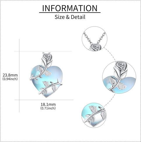 Lotus Flower Necklace Sterling Silver Blue Lotus Pendant Necklace Lotus Flower Jewelry Gift for Women in Saudi Arabia