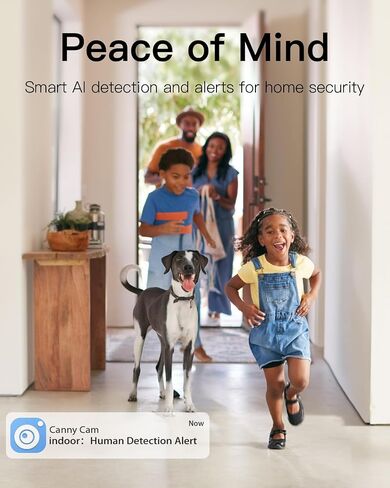 Vimtag 5G Security Camera Indoor ، 2Pack 2.5k Dog Camera with Mapeer Pan-Tilt 360 Motion Tracking ، و Cameras Monitor Cameras for Home Security Puppy Cat ، و Doin-Way ، و IR Night Vision ، W/Alexa ، 2Pack in Kuwait