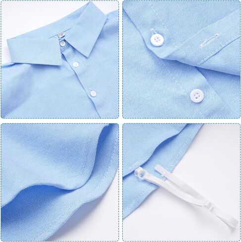 Fake Collar Detachable Dickey Collar Faux False Collar Blouse Half Shirt Collars Tops for Women Daily Graduation Halloween in Saudi Arabia