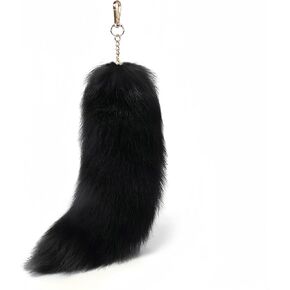 Faux Fur Fox Tail Key Chain Costume Fur Cosplay Handbag Accessory Fashion Furry Tail in Kuwait
