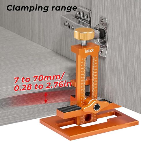 رقصة تثبيت باب الخزانة IMBOT ومع قاعدة تركيب باب الخزانة 3 في 1 في معظم أبواب الخزانة ، محاذاة سهلة ، رقصة أجهزة خزانة الألومنيوم القابلة للتعديل بسهولة مع بتات الحفر in Kuwait