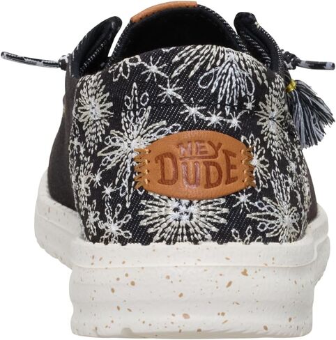 HEYDUDE Wendy Funk Embroidered Floral Olive Size 8, Womens Shoes, Slip-on Loafers, Comfortable & Light-Weight in Saudi Arabia