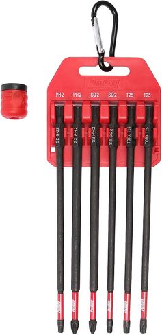Protorq Long Impact Bit Set, Hex H2-H8 ,TORX T25, 6-Inch Length, 9-Piece,Industrial Strength, 1/4" Hex Shank, widely used in motorcycle, bike maintance. in Kuwait