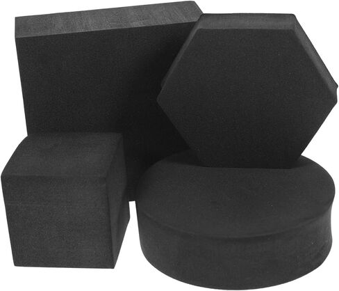 Artibetter 4pcs Cube Photography Props Durable Foam Decorative Photo Props for Cosmetics Flowers Jewelry for Stunning Product Photography and Creative Staging in Saudi Arabia