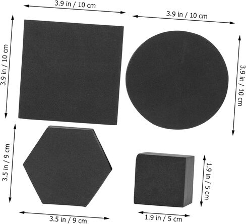 Artibetter 4pcs Cube Photography Props Durable Foam Decorative Photo Props for Cosmetics Flowers Jewelry for Stunning Product Photography and Creative Staging in Saudi Arabia