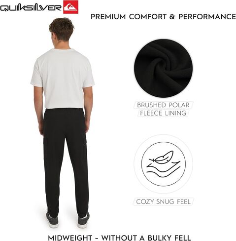 بنطال رياضي Quiksilver رجالي ذو مقاس عادي وأداء نشط ومتوسط ​​الوزن منسوج in Saudi Arabia