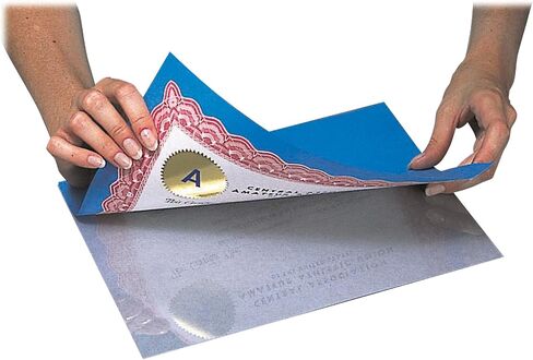 أوراق تغليف من C-Line ثقيلة الوزن Cleer Adheer ، شفافة ، 9 × 12 بوصة ، 50 قطعة لكل صندوق (65001) in Saudi Arabia