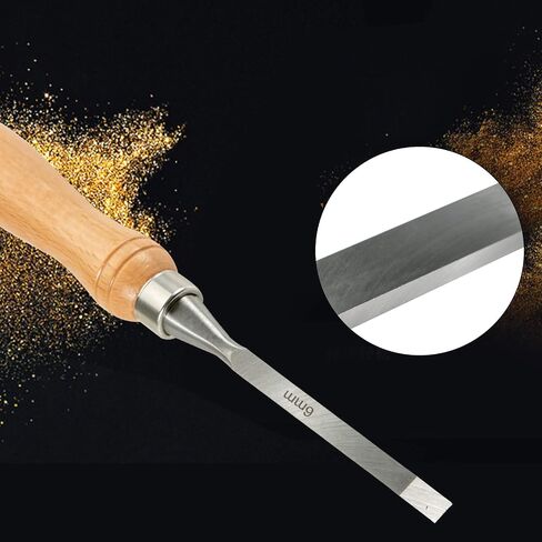 مجموعة أدوات مخرطة الخشب Vevor ، 6pcs مخرطة الخشنة التفصيلية التفاصيل أداة مجوفة مع مقبض خشبي الماس جولة مربع كاربايد إدراج صندوق خشبي للمبتدئين المحترفين الهواة المبتدئين in Saudi Arabia