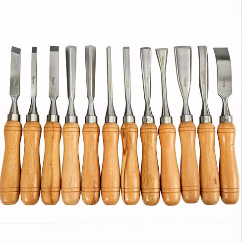 مجموعة أدوات مخرطة الخشب Vevor ، 6pcs مخرطة الخشنة التفصيلية التفاصيل أداة مجوفة مع مقبض خشبي الماس جولة مربع كاربايد إدراج صندوق خشبي للمبتدئين المحترفين الهواة المبتدئين in Saudi Arabia