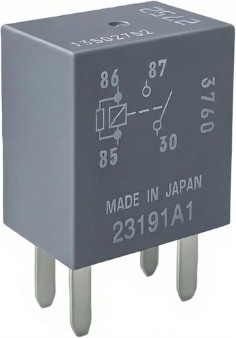 2PCS 13502752 (2752) 12V 30A 4-Pin Mini Micro Relay, Multi-Purpose SPST, ISO 280 — Compatible with Chevrolet/GMC/Cadillac/Buick/Pontiac/Saturn — Cooling Fan/Starter/A/C/Fuel Pump/Horn/Lights in Saudi Arabia