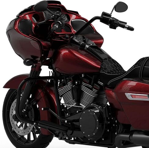 TCT-MOTORPARTS ABS هدية داخلية وخارجية أمامية تناسب Harley Touring Road Glide 2015-2023 FLTRX Special FLTRXS Ultra FLTRU CVO Ultra FLTRUSE FLTRXSE أسود مطفي 2018 2017 2016 in Saudi Arabia