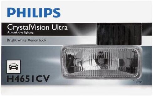 فيليبس H6024 CrystalVision مصباح هالوجين فائق الترقية بمظهر زينون، عبوة واحدة in Saudi Arabia