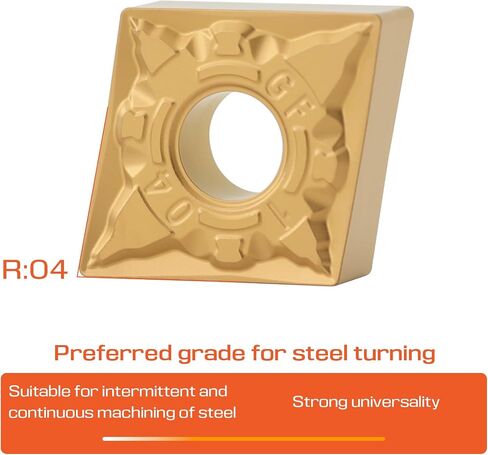 CNMG431 Cnmg120404 Carbide Inserts CVD Coated for Lathe Turning Tool, 10 pcs in Saudi Arabia