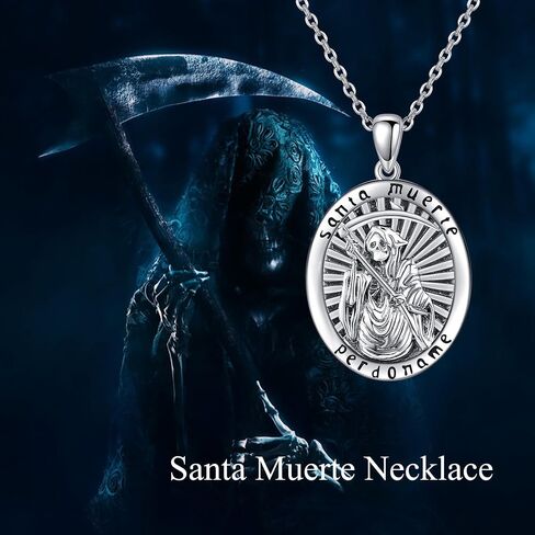 Saint Christopher Necklace 925 Sterling Silver St Christopher Necklace Mens and Womens Medal Pendant Religious Protection Amulet Jewelry Gift in Saudi Arabia