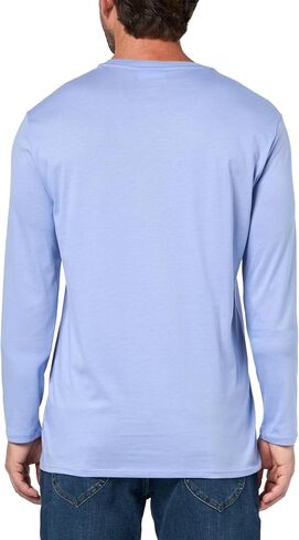 Lacoste Men's Crew Neck Long Sleeve Regular Fit Classic T-Shirt in Saudi Arabia