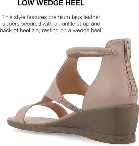 مجموعة مجلة Women's Trayle Wedge Sandals ، أسود ، 9 عريض in Kuwait