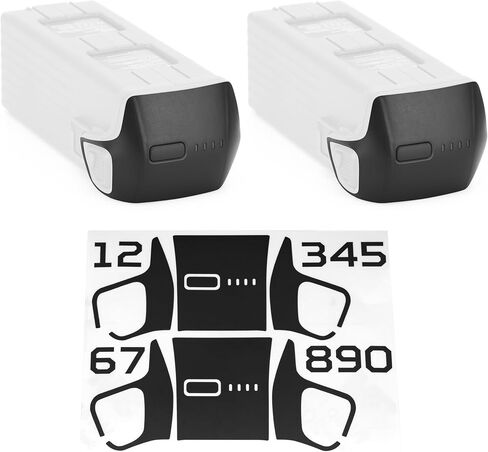 WRAPGRADE Skin Stickers Compatible with DJI Mavic 4 Pro's Two Batteries (Caribbean Blue) in Saudi Arabia