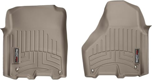 بطانات أرضية مخصصة من WeatherTech لشاحنة رام 1500، شاحنة رام 2500/3500، رام 1500 كلاسيك، رام 2500/3500، رام 1500-الصف الأول (444781)، أسود in Kuwait