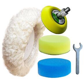 3 "خطاف وسادة الدعم وحلقة لصنفرة/تلميع ، M9 انعطف 5/16-24 محول ترابط الرملي سداسي سداسي ، لميلووكي M12 بيلد/صندل مع خيط المغزل M9 in Kuwait