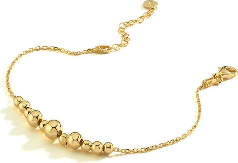 MIONZA 18K الذهب فيرميل عين الشر كبح سلسلة سوار للنساء، سوار سلسلة الكوبية، الكوبية الارتباط سلسلة كبح أساور المجوهرات هدية لها in Kuwait