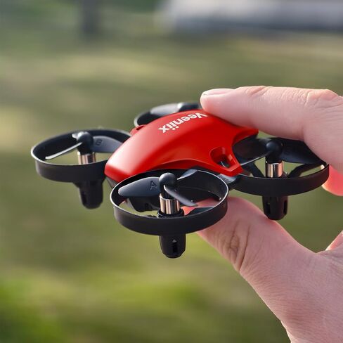 V995 Red Mini Drone للأطفال والمبتدئين ، طائرة Quadcopter الداخلية RC مع تقلبات ثلاثية الأبعاد ، 360 درجة دوران ، ذبابة الدائرة ، تحوم تلقائية ، وضع رأس ، 21 دقيقة 3 بطاريات ، هدية للبنين والبنات in Kuwait