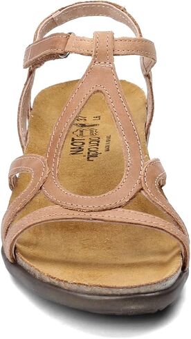Naot Footwear Womens Sophia Sandal Black Velvet Nubuck/Jet Black Leather/Black Crinker Patent Leather -9-9.5 M US in Kuwait
