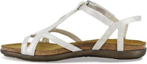 Naot Footwear Womens Sophia Sandal Black Velvet Nubuck/Jet Black Leather/Black Crinker Patent Leather -9-9.5 M US in Kuwait