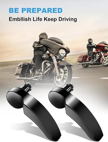 Saddlebag Latches, Chrome Saddle Bag Latch Handle Lifer Compatible for Harley DavidsonStreet Glide Road King Road Glide Electra Glide Ultra Classic 2014-2024 in Saudi Arabia