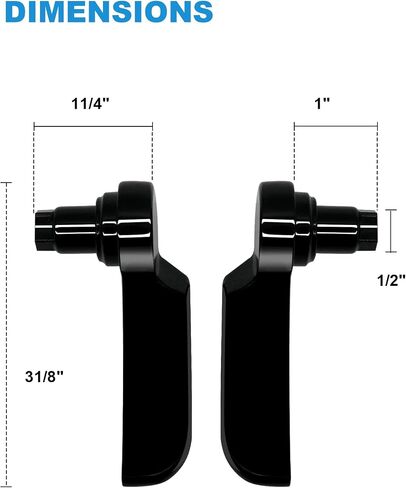 Saddlebag Latches, Chrome Saddle Bag Latch Handle Lifer Compatible for Harley DavidsonStreet Glide Road King Road Glide Electra Glide Ultra Classic 2014-2024 in Saudi Arabia