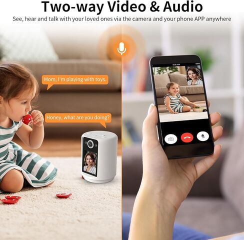 VSTARCAM 1296P One Lens Wireless Indoor Security Camera, Color Night Vision, Motion Detection, Two-Way Audio in Saudi Arabia