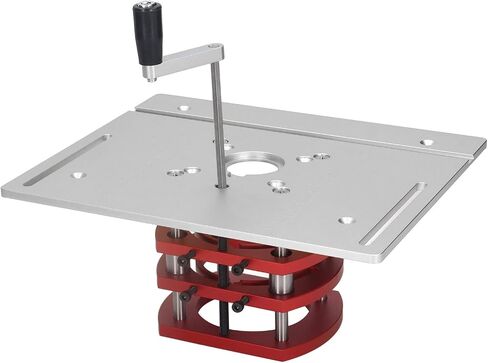 Manual Lifting Router, Router Kit Manual Lifting, Manual Height Adjustment for Trimming Machines with Motor Diameter 64-66mm, Aluminum Alloy and Stainless Steel Construction in Saudi Arabia