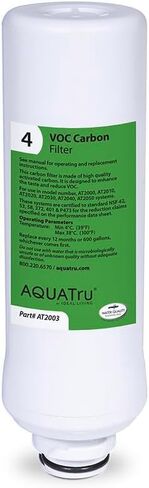 AquaTru - 1 Year Combo Pack - Includes 2 Pre-Filters & 1 Carbon Filter for Reverse Osmosis Water Purifier (for AquaTru Classic, Connect & Under Sink AquaTru Water Purifier Filter) in Saudi Arabia