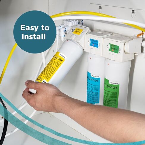 AquaTru - 1 Year Combo Pack - Includes 2 Pre-Filters & 1 Carbon Filter for Reverse Osmosis Water Purifier (for AquaTru Classic, Connect & Under Sink AquaTru Water Purifier Filter) in Saudi Arabia