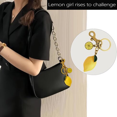Cherry Bag Charm for Handbag, Big-Apple Strawberry Fruit Bag Charm Cherry Car Accessories KeyChain in Kuwait