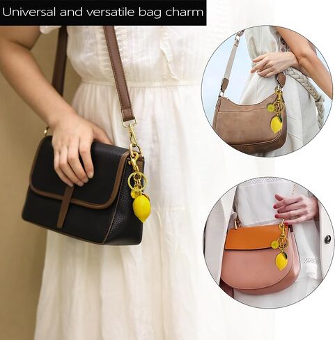 Cherry Bag Charm for Handbag, Big-Apple Strawberry Fruit Bag Charm Cherry Car Accessories KeyChain in Kuwait
