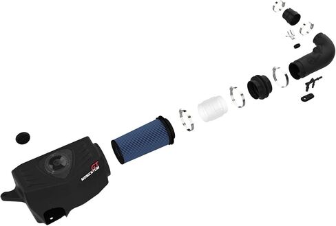 aFe POWER 51-76902-1 نظام سحب الهواء البارد Momentum GT، قابل للغسل، وسائط خالية من الزيت، يناسب 2017-2021 Alfa Romeo Giulia L4-2.0L (t) in Saudi Arabia