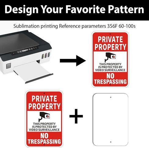 MUXYH 3 Pack White Sign Blanks, 12 x 8 Inches, 40 Sturdy Rust Free Aluminum Metal Signs White Color Blank Sign, Waterproof, Easy Mounting, Indoor or Outdoor Use in Kuwait