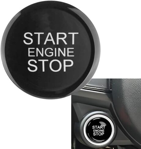 Red Engine Start Stop Push Button Cover Trim Ignition Switch Button Replacement for Alfa Romeo Giulia Stelvio 2017-2019 in Kuwait