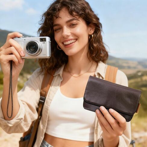 حقيبة علبة كاميرا Lacdo لـ Canon PowerShot G7 X Mark III / G7X Mark II Digital Camera ، أكمام سفر كاميرا وركانية ناعمة ، حقيبة CANT G7 X Mark III مع حزام معصم ، أسود ، أسود in Saudi Arabia