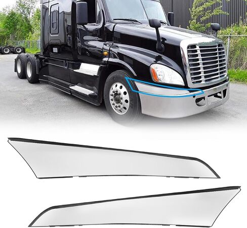 الكروم المصد الأمامي ركن الكسوة سائق الجانب الأيسر صالح ل Freightliner Cascadia 2008-2017 in Kuwait