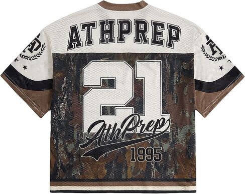 SOLY HUX Jersey Shirts for Men Y2k Short Sleeve Camo Graphic Tees Streetwear Summer Outfits in Saudi Arabia
