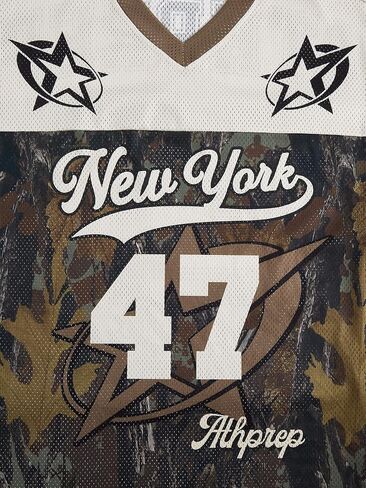 SOLY HUX Jersey Shirts for Men Y2k Short Sleeve Camo Graphic Tees Streetwear Summer Outfits in Saudi Arabia