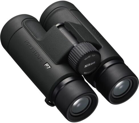 Nikon Prostaff P7 8x30 مناظير مجمعة مع حزام تسخير + مجموعة تنظيف ديلوكس + الهاتف الذكي إلى محول مجهر + قطعة قماش لتنظيف الألياف الدقيقة (5 عناصر) in Saudi Arabia