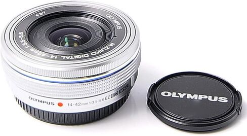 Olympus OM System 14-42mm F3.5-5.6 EZ قابلة للتبديل العدسة لأوليمبوس/Panasonic Micro 4/3 Digital Camera (Black)-الإصدار الدولي (بدون ضمان) in Saudi Arabia