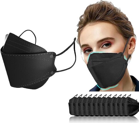 KN95 Face Mask 50 PCS, Grey Disposable Face Masks for Adults in Kuwait