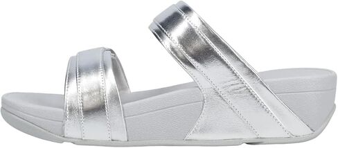 FitFlop Women's Lulu Adjustable Leather Slides Buckle in Saudi Arabia
