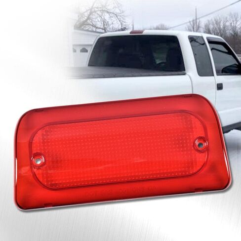 G-PLUS غطاء دخان عدسة الفرامل الثالثة متوافق مع Chevy S10/ Fit GMC Sonoma 1994-2004 (الكابينة الممتدة فقط) مجموعة ضوء الفرامل 16520288 923-287 ضوء فرامل إيقاف عالي in Saudi Arabia
