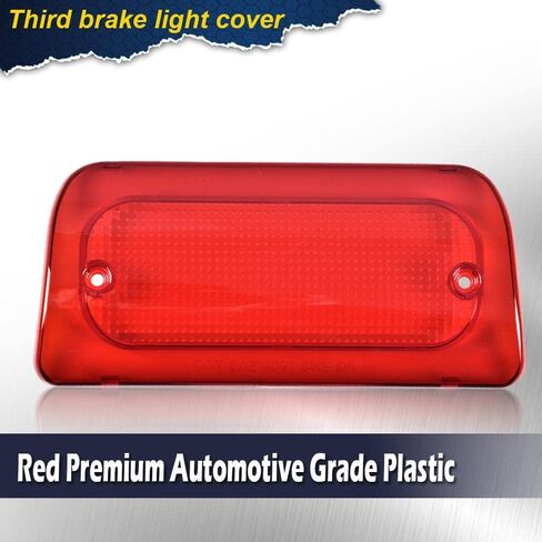 G-PLUS غطاء دخان عدسة الفرامل الثالثة متوافق مع Chevy S10/ Fit GMC Sonoma 1994-2004 (الكابينة الممتدة فقط) مجموعة ضوء الفرامل 16520288 923-287 ضوء فرامل إيقاف عالي in Saudi Arabia