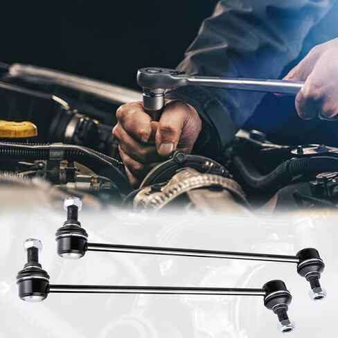 K700432 K700538 Sway Bar Link Front، رابط شريط التثبيت المتوافق مع Cadillac for Escalade، لـ Chevy for Avalanche لـ Silverado لـ Suburban لـ Tahoe، لـ GMC لـ Sierra لـ Yukon in Saudi Arabia
